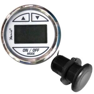 Faria Chesapeake White SS 2 Depth Sounder w/Thru-Hull Transducer
