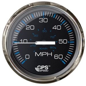 Faria Chesepeake Black 4 Studded Speedometer - 60MPH (GPS)
