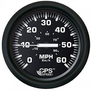 Faria Euro Black 4 Speedometer 60MPH (GPS)