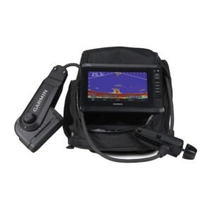 Garmin Panoptix PS22-IF Ice Fishing Bundle w/ECHOMAP UHD2 73sv, Panoptix PS22-IF Transducer & Pole-Free Transducer Rotation System