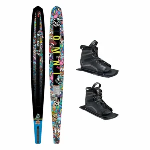 HO Boy's Future Omni Wacky Toons Slalom Ski w/ Double Stance UltraLite Bindings