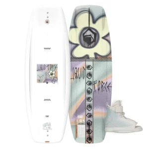 Liquid Force Girl's M.E. FS Wakeboard w/ Dream Bindings