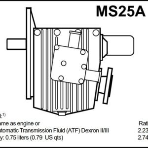 NEW Volvo Penta MS25A 2.23 Marine Gearbox