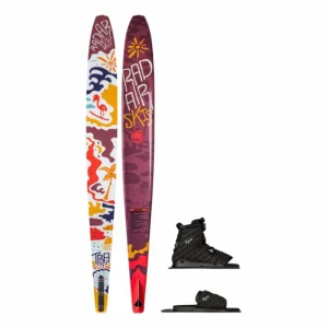 Radar Girl's T.R.A. Slalom Ski w/ Lyric BOA Binding and Adjustable Rear Toe Plate