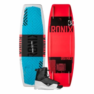 Ronix Boy's District Wakeboard w/ District Bindings