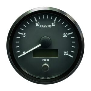 VDO SingleViu 100mm (4) Tachometer - 2500 RPM