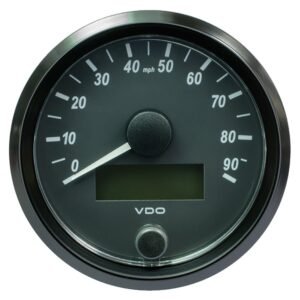 VDO SingleViu 80mm (3-1/8) Speedometer - 90MPH