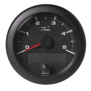 Veratron 3-3/8 (85MM) OceanLink NMEA 2000 Tachometer - 5000 RPM - Black Dial & Bezel