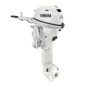 Yamaha 25HP F25LWTHC2 White Outboard Motor - 20" Shaft